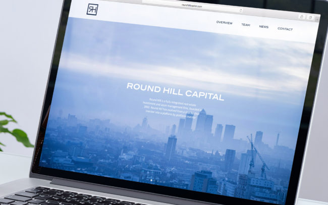 Round Hill Capital Website - Macbook Mockup