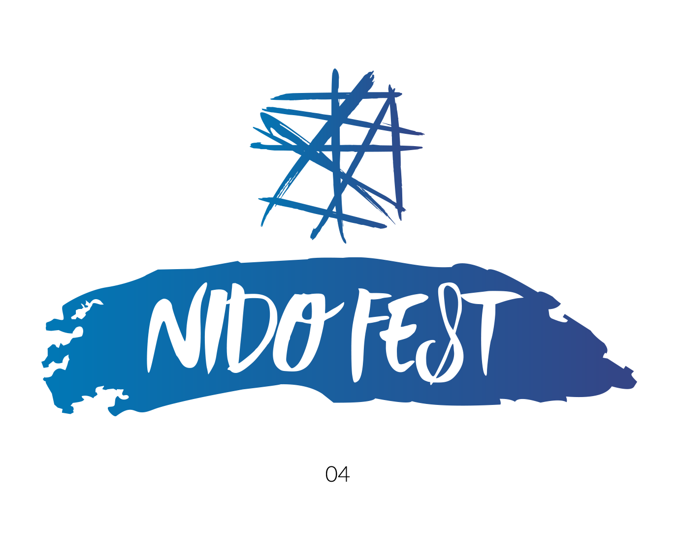 NidoFest logo blue