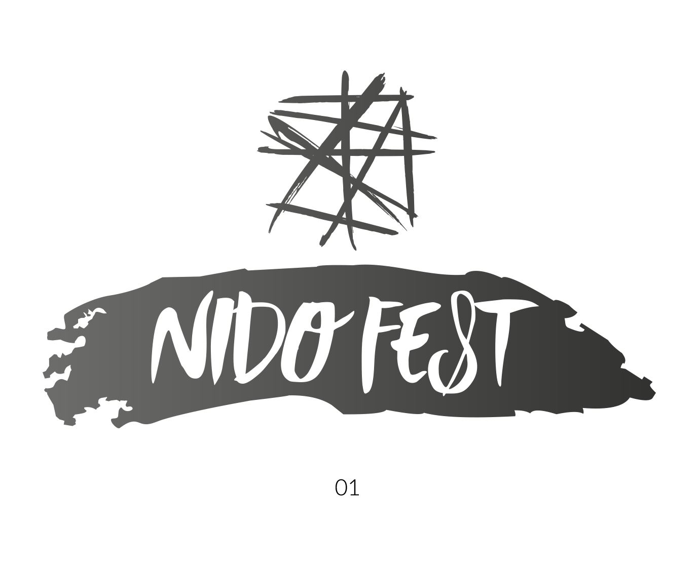 NidoFest logo grey