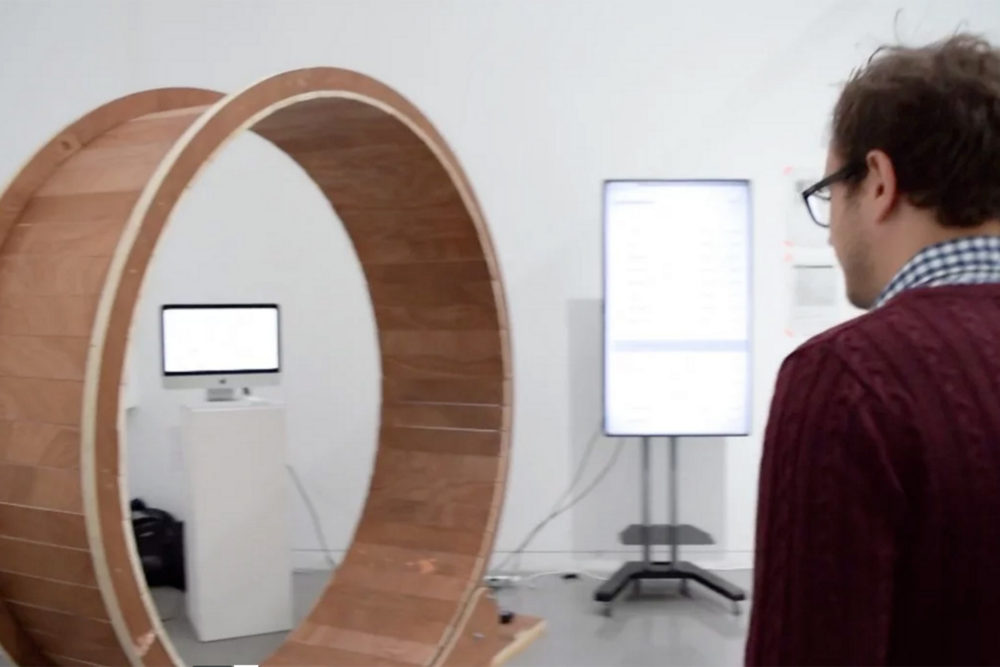 The Human-sized Hamster Wheel Video Trailer