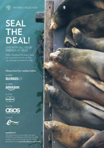 Friend referral poster with seals for The Nido Collection